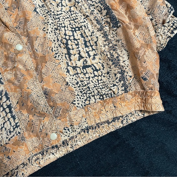 Vintage Oversized MultiPattern Sporty Jacket - Picture 5 of 9